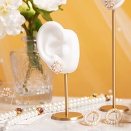 Ear Piercing Silicone Practice Hearing Aid Earring Teaching Display Stand Display Stand Piercing A0O