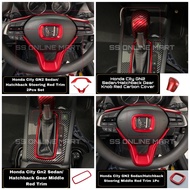 Honda City GN2 Sedan / GN5 HatchBack Steering Red Trim Gear Middle Red Trim Accessories City Accesso