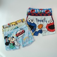 12pcs Kids Printed Character Boxer Brief boy’s underwear