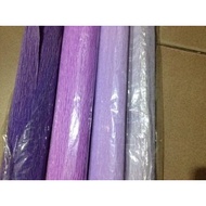 Purple crepe paper/roll