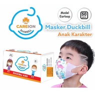 Masker Duckbill Anak 1 Box isi 50 Pcs Motif Lucu Masker 3Ply Anak Protective Mask Masker Motif Anak