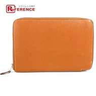 愛馬仕圓形拉鍊旅行包 Azap 組合長皮夾