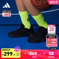 adidas Pro Bounce 2018团队款实战篮球运动鞋男子阿迪达斯官方 黑色 42