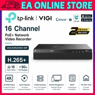 TP-Link VIGI NVR2016H-16P 16 Channel PoE+ Network Video Recorder NVR 4K HDMI H.265+ CCTV Recorder