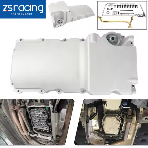 ZSRA-302-1 LS Swap Retrofit Aluminum Low Profile Oil Pan Kit For 55-87 GM Chevy GMC LS1 LS2 LS3 LS6