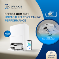 [2024 NEW] ECOVACS DEEBOT T20e OMNI Robot Vacuum  | 7100Pa | All-in-One | Hot Air Mops Drying | 9MM Auto-mop Lift | TrueDetect 3D 3.0 &amp; TrueMapping 2.0 |