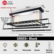 Automated Laundry System Electric Clothes Drying Rack Smart Laundry Rack 5 Years Warranty+ Standard Installation SMFH CRHY