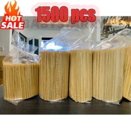 BBQ STICK PACKED BY 1KG Bamboo Sticks Disposable Barbecue Sticks Barbecue Party BBQ