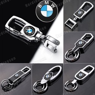 BMW Logo Metal Car Keychain key ring Car Key Holder With BMW Emblem for Bmw