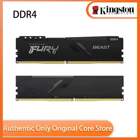 Kingston Fury Beast DDR4 8G 16G 32GB 3600 3200Mhz RAM PC Memory 288Pin XMP2.0 Heatsink For Desktop A
