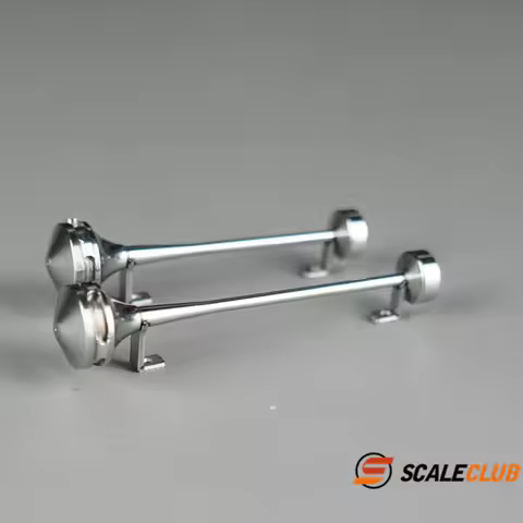 Scaleclub 1/14 Type B Metal Whistle Horn is Suitable For Tamiya Lesu For Scania Man Actros Volvo Car
