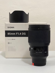 有盒 9成新 Sigma 85mm f1.4 dg hsm art Sony e mount