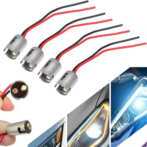 BA15D BA15S BA9S 1157 1156 LED Light Bulb Socket Holder, Turn Signal Light Harness LED Lamp Adapter 