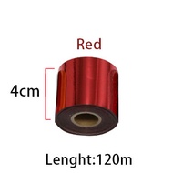 [nuohu] Leather Hot Stamping Gold Silver Blocking Foil Paper 4cm/8cm*120m Transfer Craft Foil for St
