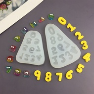 DIY Cheese Number Silicone Mold Handmade Drop Glue Plaster Scented Candle Chocolate Cake Baking Deco