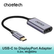 CHOETECH USB C to DisplayPort Adapter Type C Thunderbolt 3 to DisplayPort Adapter HUB-H11