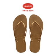 Havaianas Women Slim Flip Flops - Bronze