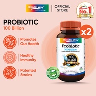 [Bundle of 2] Holistic Way High Strength Probiotic 100 Billion  - 30 Veg Capsules x 2 (Comprehensive