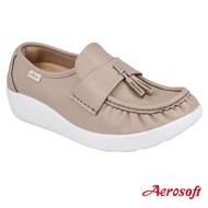 Aerosoft (แอโร่ซอฟ) รองเท้าพยาบาลเพื่อสุขภาพ รุ่น Arch support (หนุนอุ้งเท้า) NW9091 รองเท้าคัชชูสีด