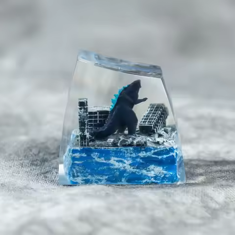 1PC Handmade Anime Keycaps Monster Resin Keycaps for Cherry Mx Switch Gamer Mechanical Keyboard Repl