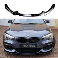 【DT】For BMW F20 F21 Maxton Style Front Bumper Lip Splitter Spoiler 1 Series 118i 118d 120i 120d M135