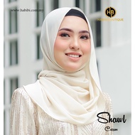 Shawl Chiffon Eksklusif Cream by Habibi Boutique