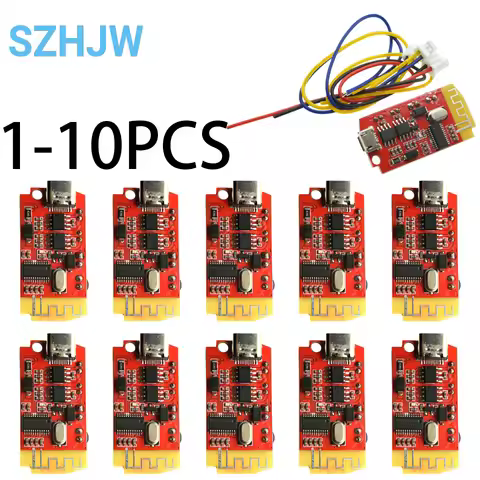 CT14 5W+5W Bluetooth-compatible Stereo Amp Board 5V F-Class with Charging Port for Speaker DIY Upgra