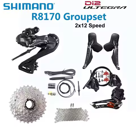 Shimano ULTEGRA Di2 R8170 2x12S Electronic Part R8150 Front/Rear Derailleur r8101 Cassette M8100 cha
