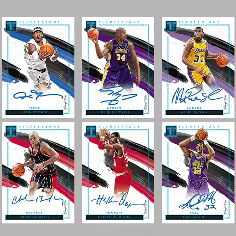 Panini 2020 Impeccable Illustrious Shaquille O'neal Magic Johnson Charles Barkley Diy Nba Basketball