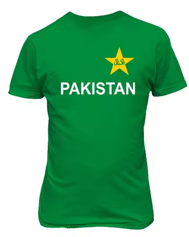 Cricket Pakistan Jersey Style Fans Supporter Men's T-shirt