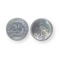 Uang koin kuno 25 rupiah 1971