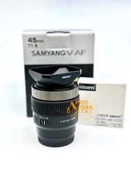送遮光罩 ❗️全新現貨✅ Samyang V-AF 45mm T1.9 FE for Sony E 自動對焦電影鏡頭 VAF Cine AF Cinema Lens (水貨) Brand New ZV-E1 FX6 FX3 FX30 A1 A7C II A7CR A7CII A7C2  A7 A7 III A7R IV A7S A7III