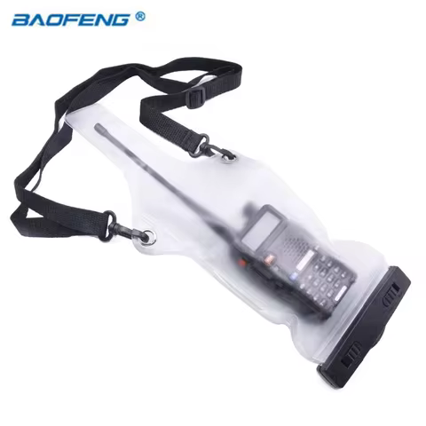 ABBREE Walkie Talkie Quansheng UVK5(8) UV K6 K5 IP67 Waterproof Bag Case Pouch for Motorola Baofeng 