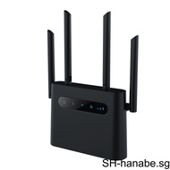 1/2/3 4G LTE Router with Sim Card with Firewall Slot for Factory Office Street