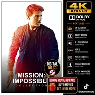 Mission: Impossible Collection 4K UHD Dolby Atmos Entertainment Edition (Digital NO CD)
