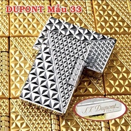 HỘT QUẸT BẬT LỬA DUPONT VÂN KIM CƯƠNG LỚN NHỎ NHƯ HÌNH MÀU VÀNG - BẠC SÁNG BÓNG XÀI GAS ĐÁ