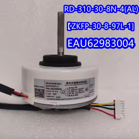 For L&G Air Conditioner Inner Fan Motor EAU62983004 RD-310-30-8N-4(AL) ZKFP-30-8-97L-1 Replacement C