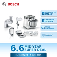 Bosch Series 2 3.8L 900W Kitchen Machine White/Silver - MUMS2VS30