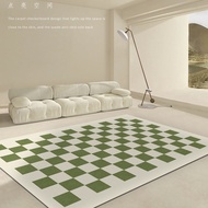 Rugs, checkered rugs, non-slip floor mats, living room rugs, checkerboard rugs, sofa rugs, bedroom r