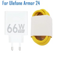 New Original Ulefone Armor 24 Charger Official Quick Charging Adapter Type-C Cable Data Line For Ule