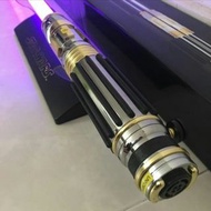 ★全新絕版光劍★ Star Wars 星戰 Signature Series “Mace Windu” 魅使雲度 Force FX Lightsaber 光劍 連展示架 - 絕版極罕 - 2009年出品 - based on Ep3 Revenge of the Sith🌒