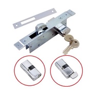 41055 Aluminium Door Hook Lock Aluminium Sliding Door Swing Door Lockset Cylinder Profile Kunci Pint