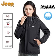 {Delivery 2-3 Days} JEEP SPIRIT Waterproof, windproof, breathable hiking jacket for women