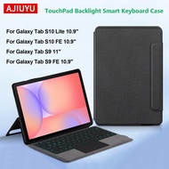Keyboard Cover For Samsung Galaxy Tab S9 11" S10 Lite 10.9 Inch Tablet Case For Tab S9 FE/S10 FE 10.