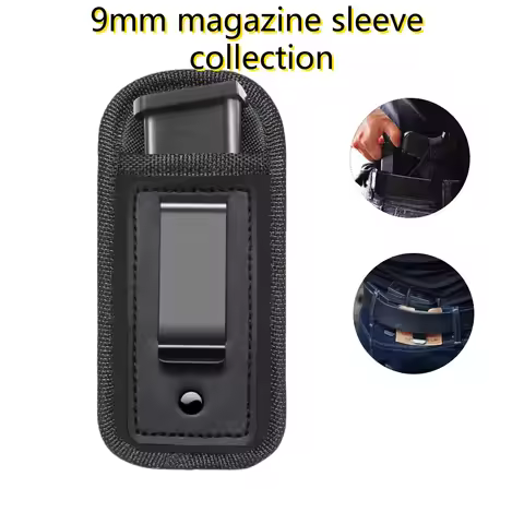 Camping Magazine Pouch Holster Mag Holder Belt Clip for 9mm .40mm Pistol Glock 19 21 22 23 Ruger SR4