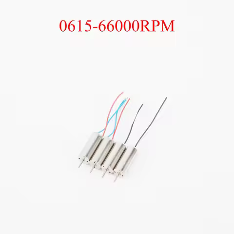 4 Pieces 0615 DC 3.7V Coreless Micro Motors - Ultra-High 66000RPM, Ideal for Electric Toothbrushes, 