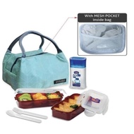 LOCK & LOCK LUNCH BOX SET ORIGINAL FOOD AND DRINK BOTTLE