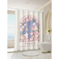 Bathroom Dedicated Shower Curtain Bathroom Door Curtain Rain Partition Curtain