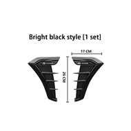 2Pcs Front Side Universal Leaf Plate Decoration Flank Fender Motors Modified Wing Fender Air Guide V