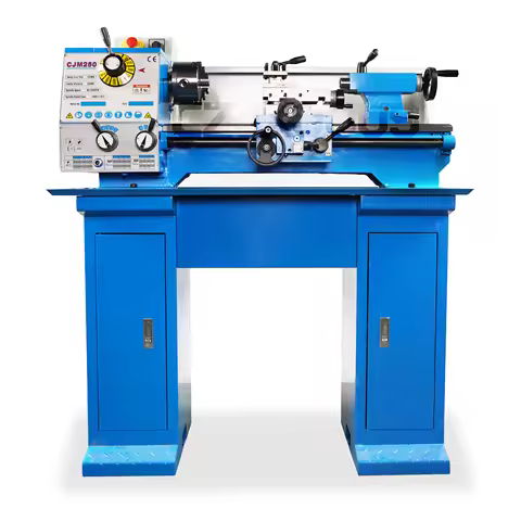 CJM250 Bench Lathe General Car Ordinary Small Lathe Industrial Household Machine Tool